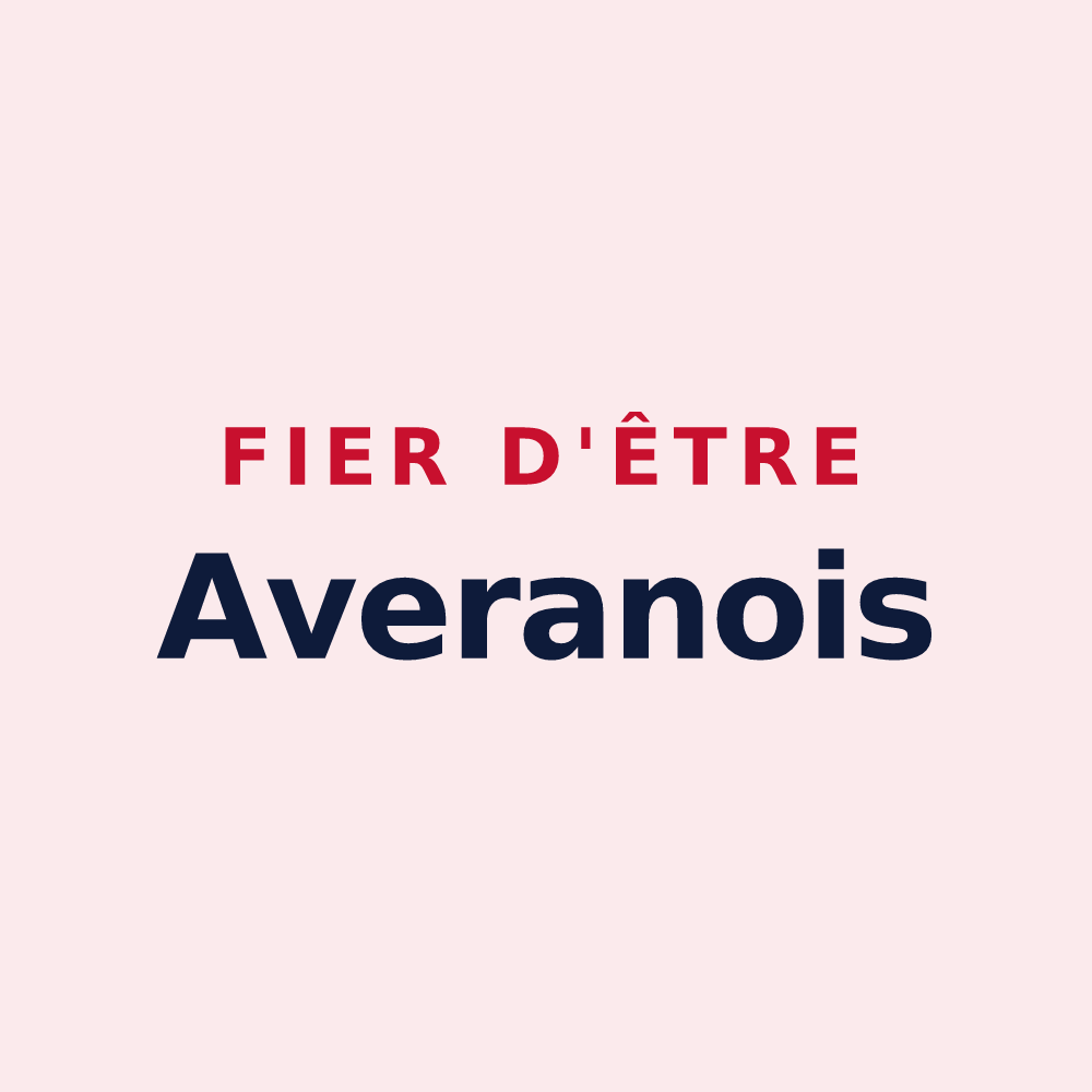 Magnet « Fier d'être Averanois » — design pour Averan