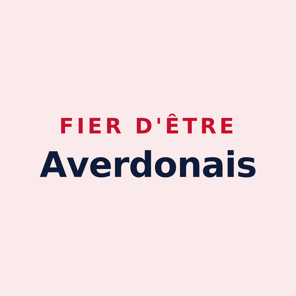 Magnet « Fier d'être Averdonais » — design pour Averdon