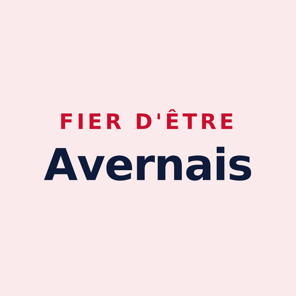 Magnet « Fier d'être Avernais » — design pour Avernes-Saint-Gourgon