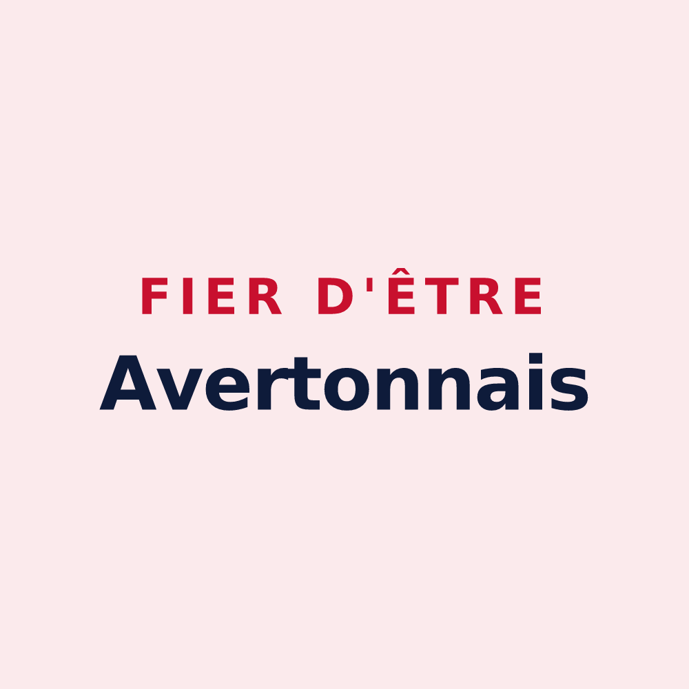 Magnet « Fier d'être Avertonnais » — design pour Averton