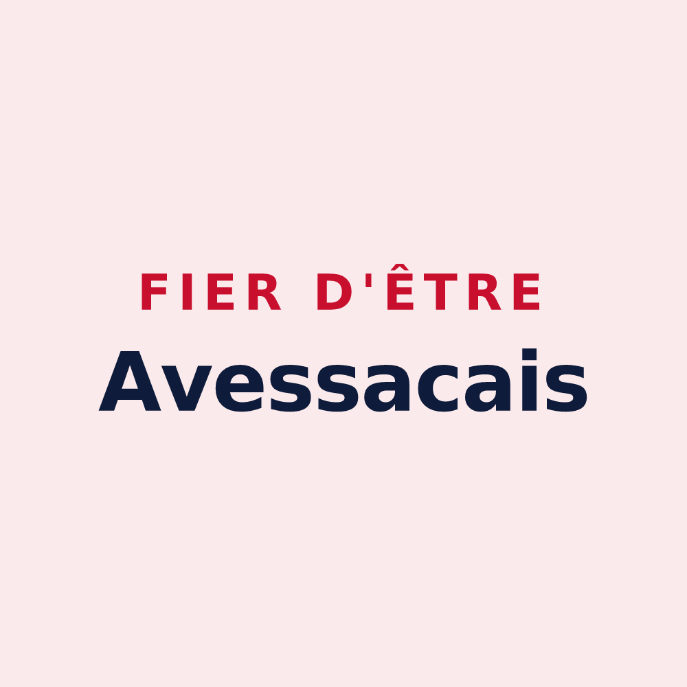Magnet « Fier d'être Avessacais » — design pour Avessac