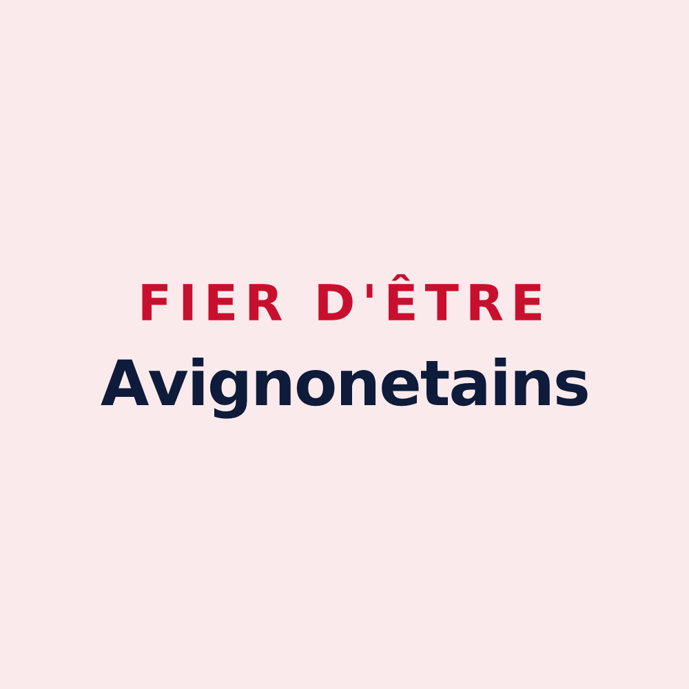 Magnet « Fier d'être Avignonetains » — design pour Avignonet-Lauragais