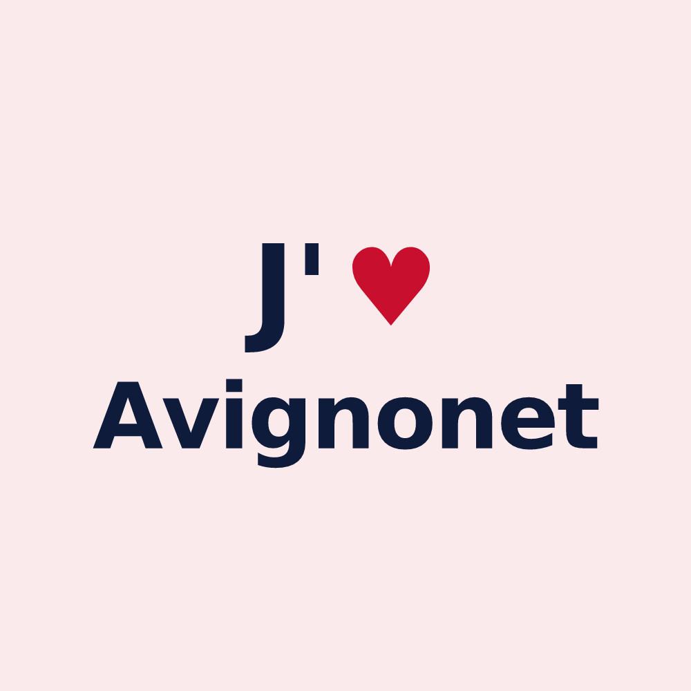 Magnet personnalisé Avignonet — design J'aime Avignonet