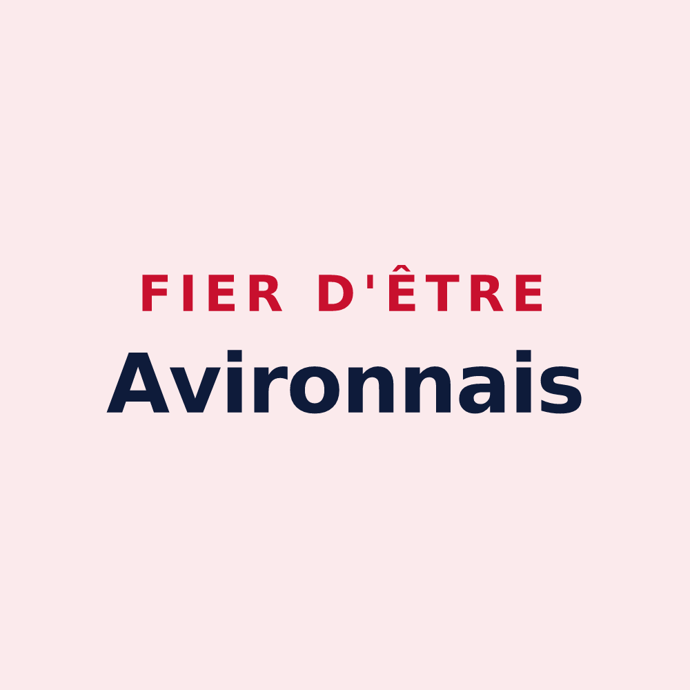 Magnet « Fier d'être Avironnais » — design pour Aviron