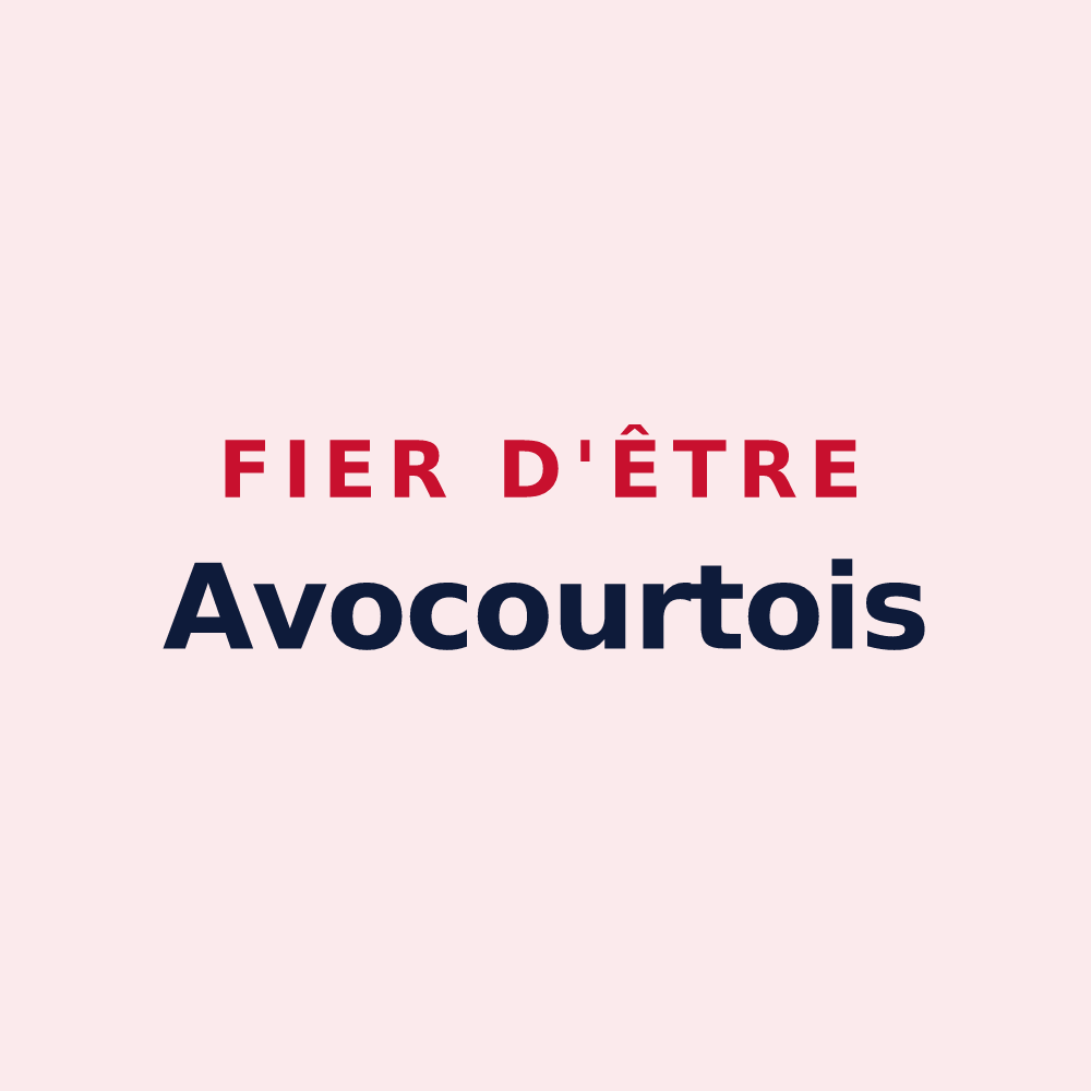 Magnet « Fier d'être Avocourtois » — design pour Avocourt