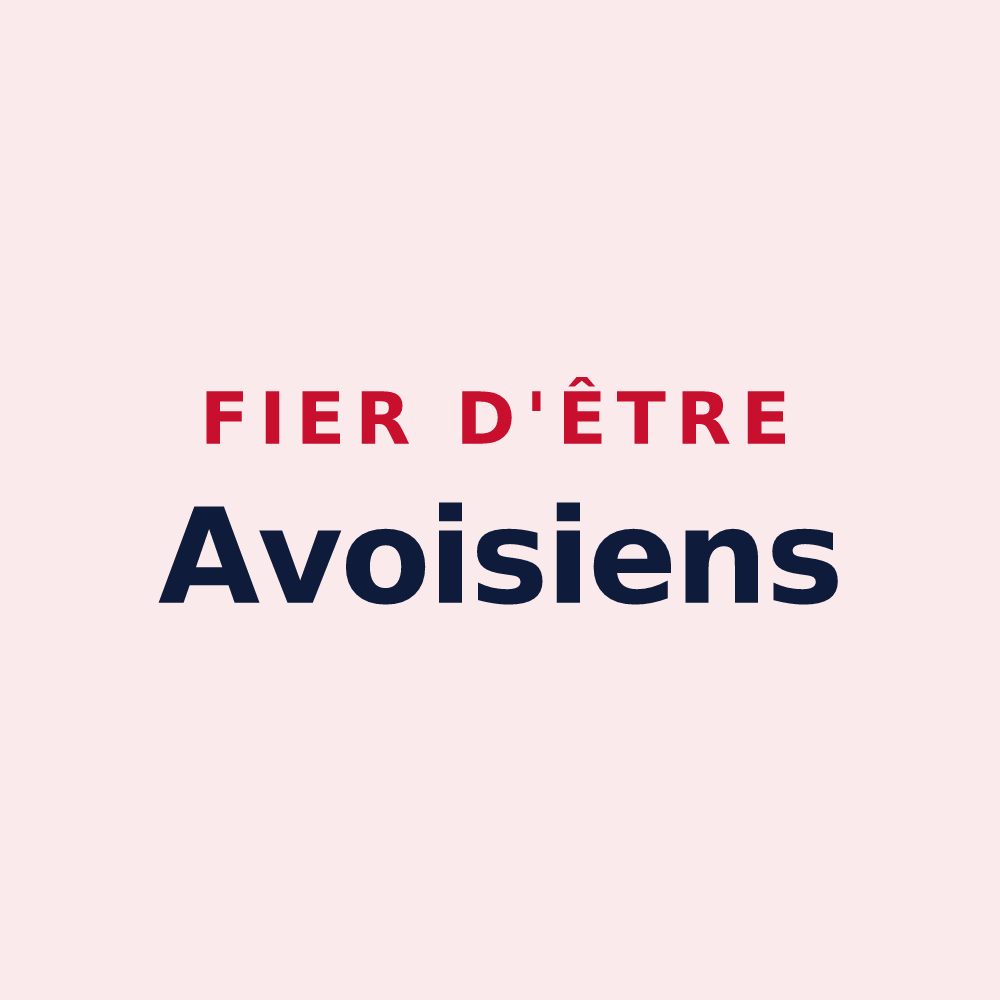 Magnet « Fier d'être Avoisiens » — design pour Avoise