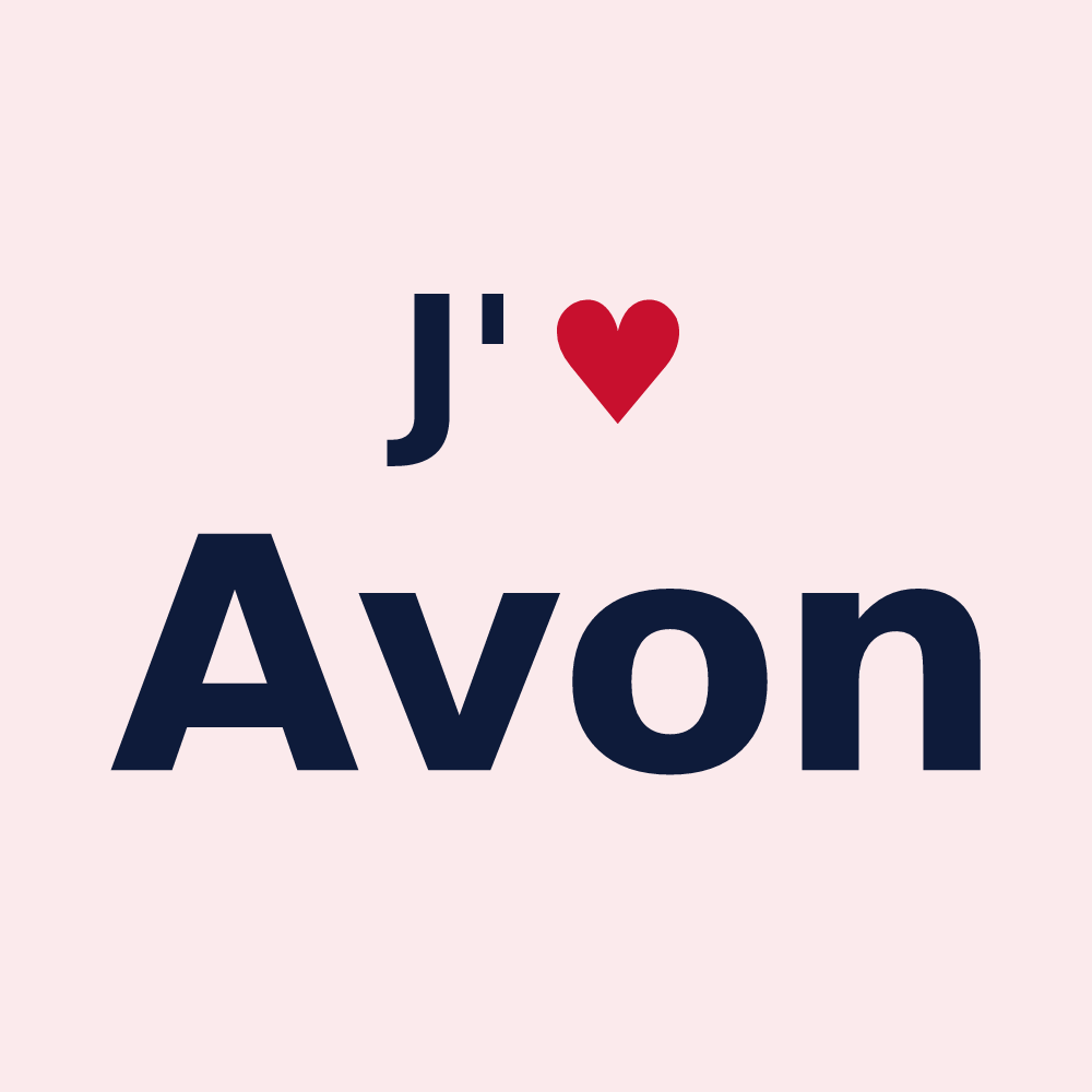 Magnet personnalisé Avon — design J'aime Avon
