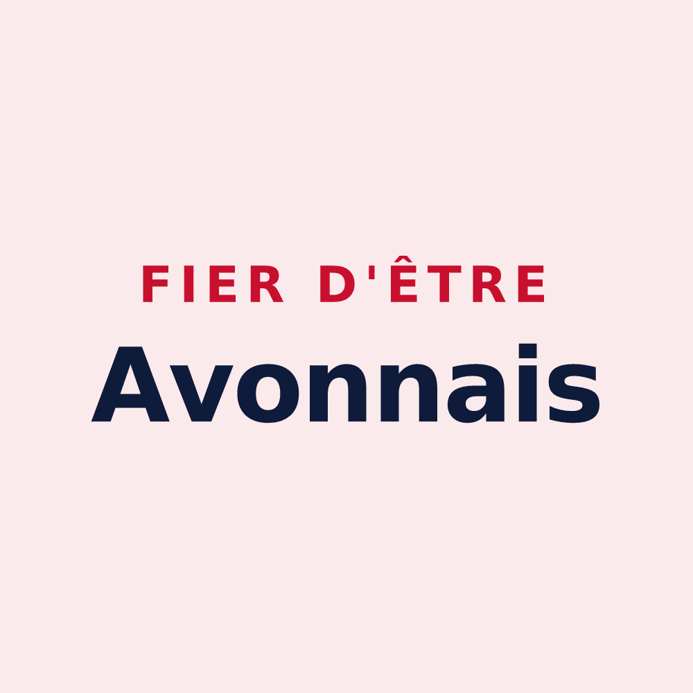 Magnet « Fier d'être Avonnais » — design pour Avon