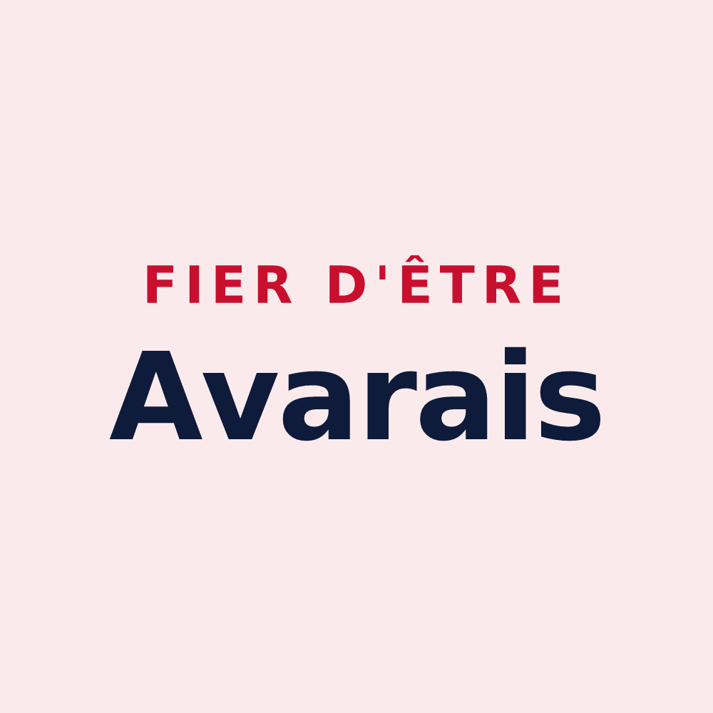 Magnet « Fier d'être Avarais » — design pour Avord
