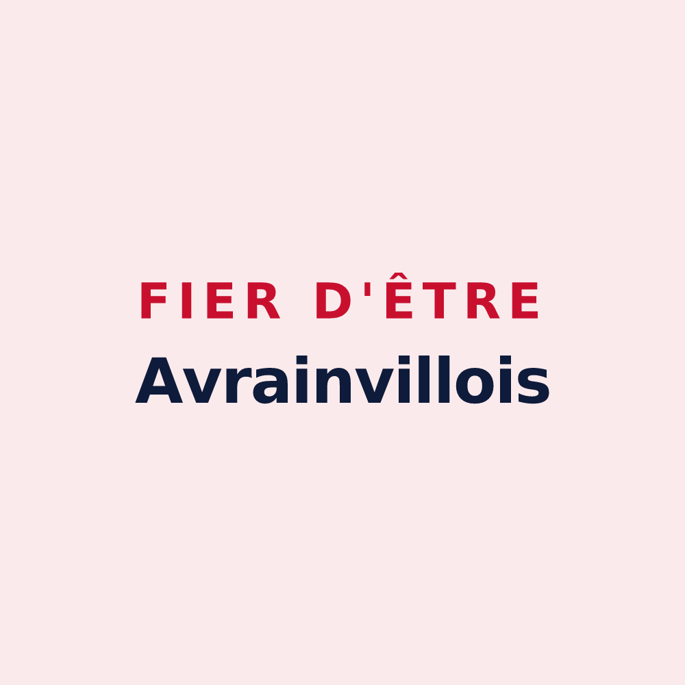 Magnet « Fier d'être Avrainvillois » — design pour Avrainville
