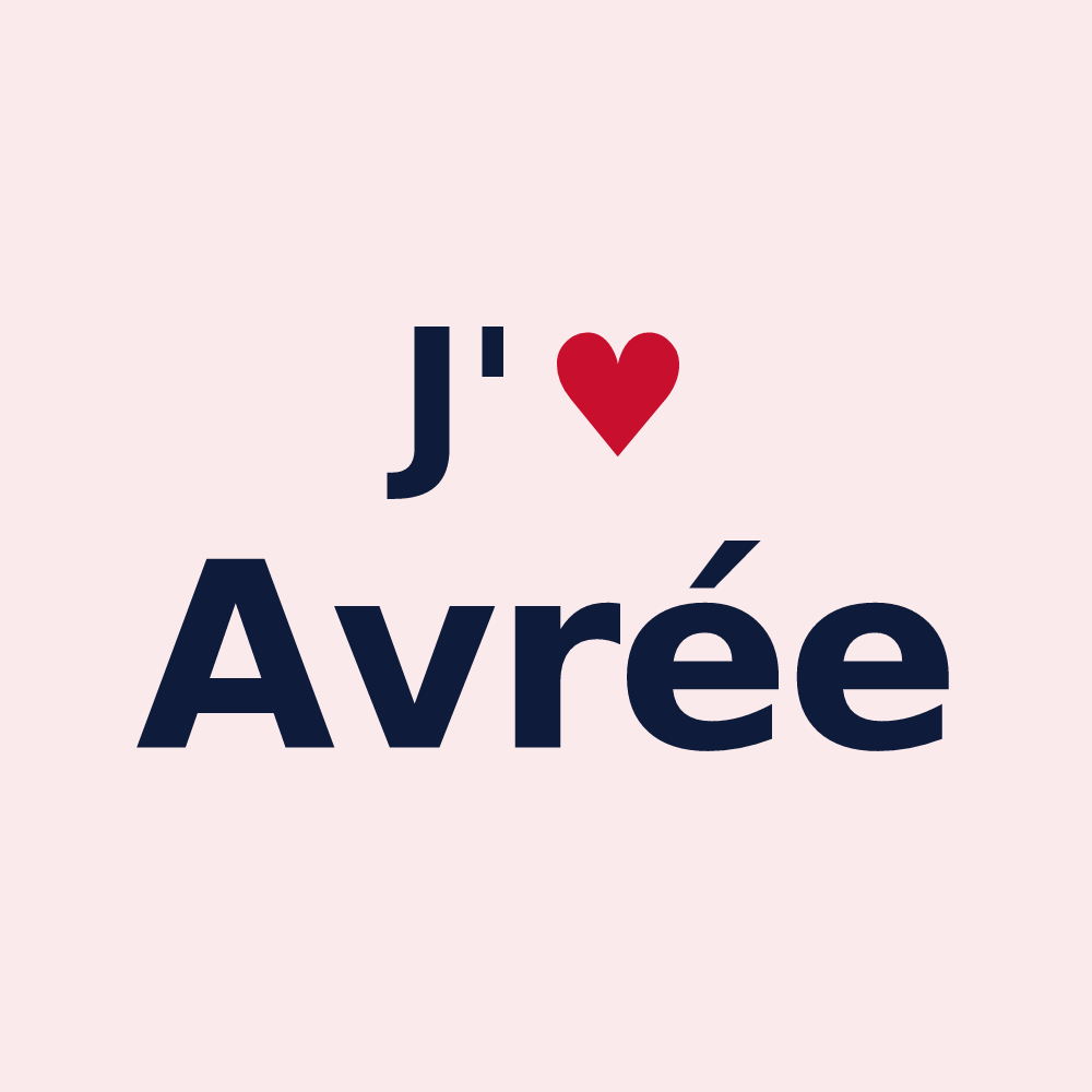 Magnet personnalisé Avrée — design J'aime Avrée