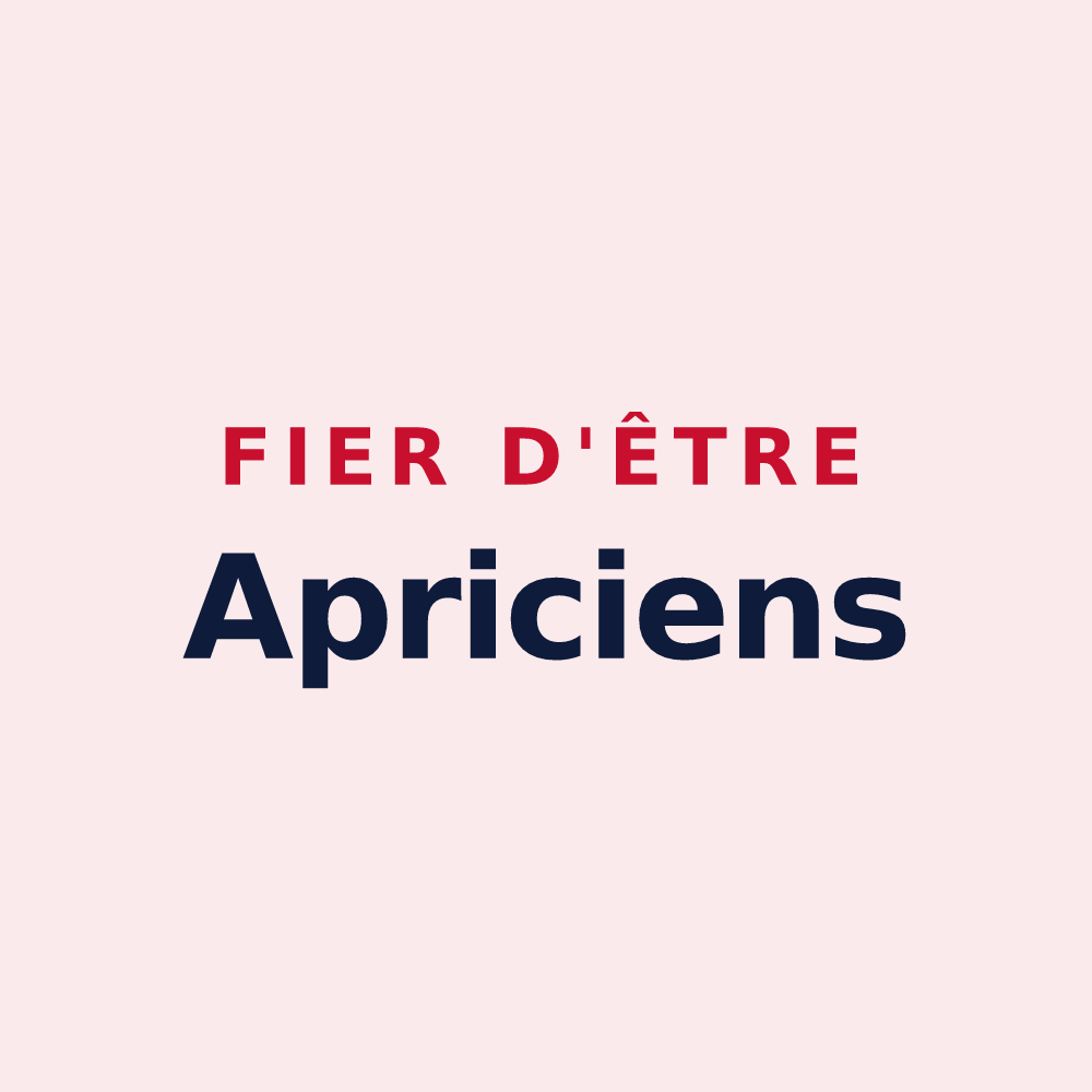 Magnet « Fier d'être Apriciens » — design pour Avressieux