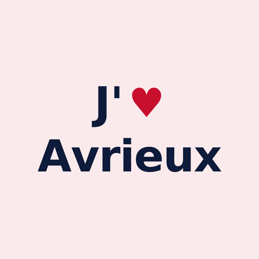 Magnet personnalisé Avrieux — design J'aime Avrieux