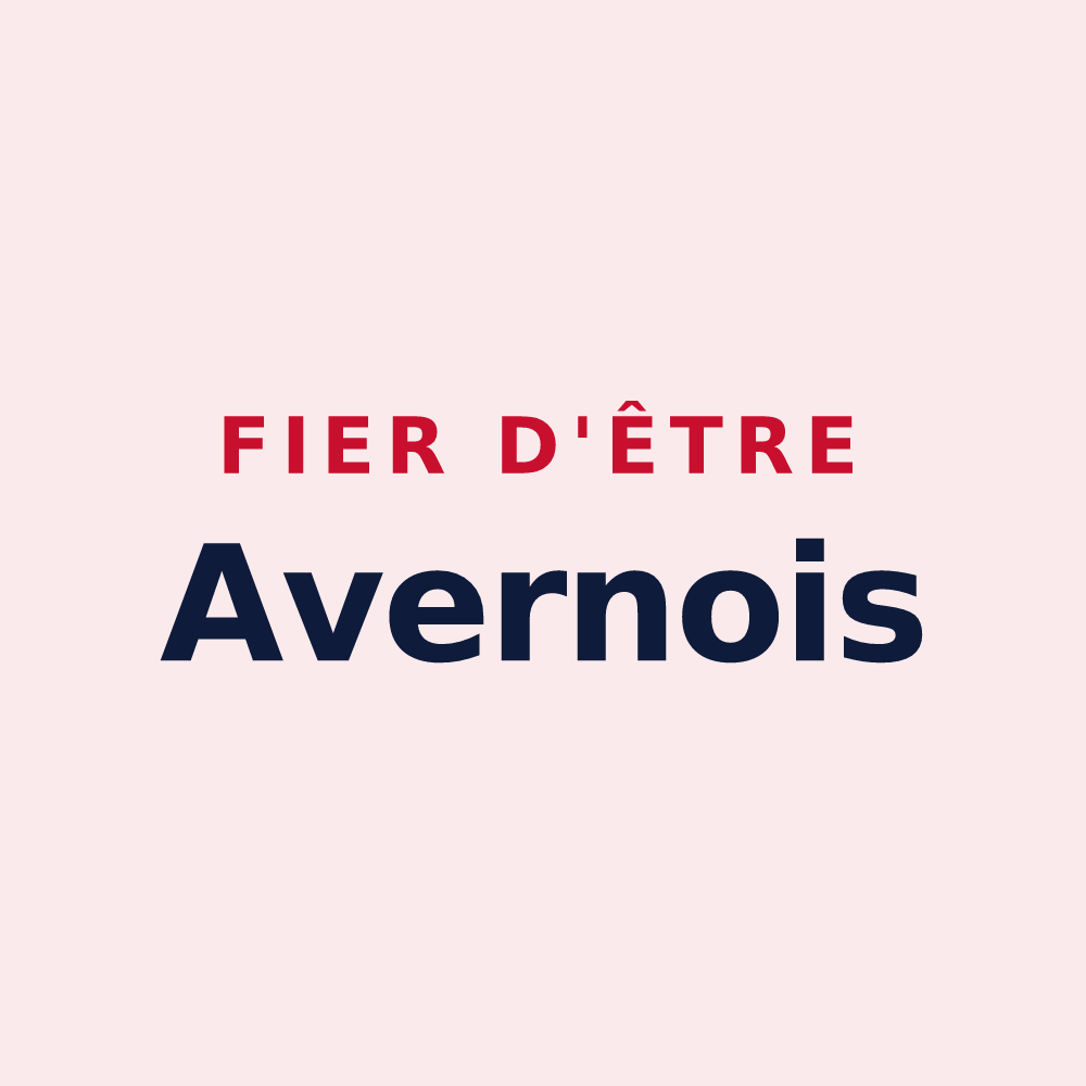 Magnet « Fier d'être Avernois » — design pour Avrigny