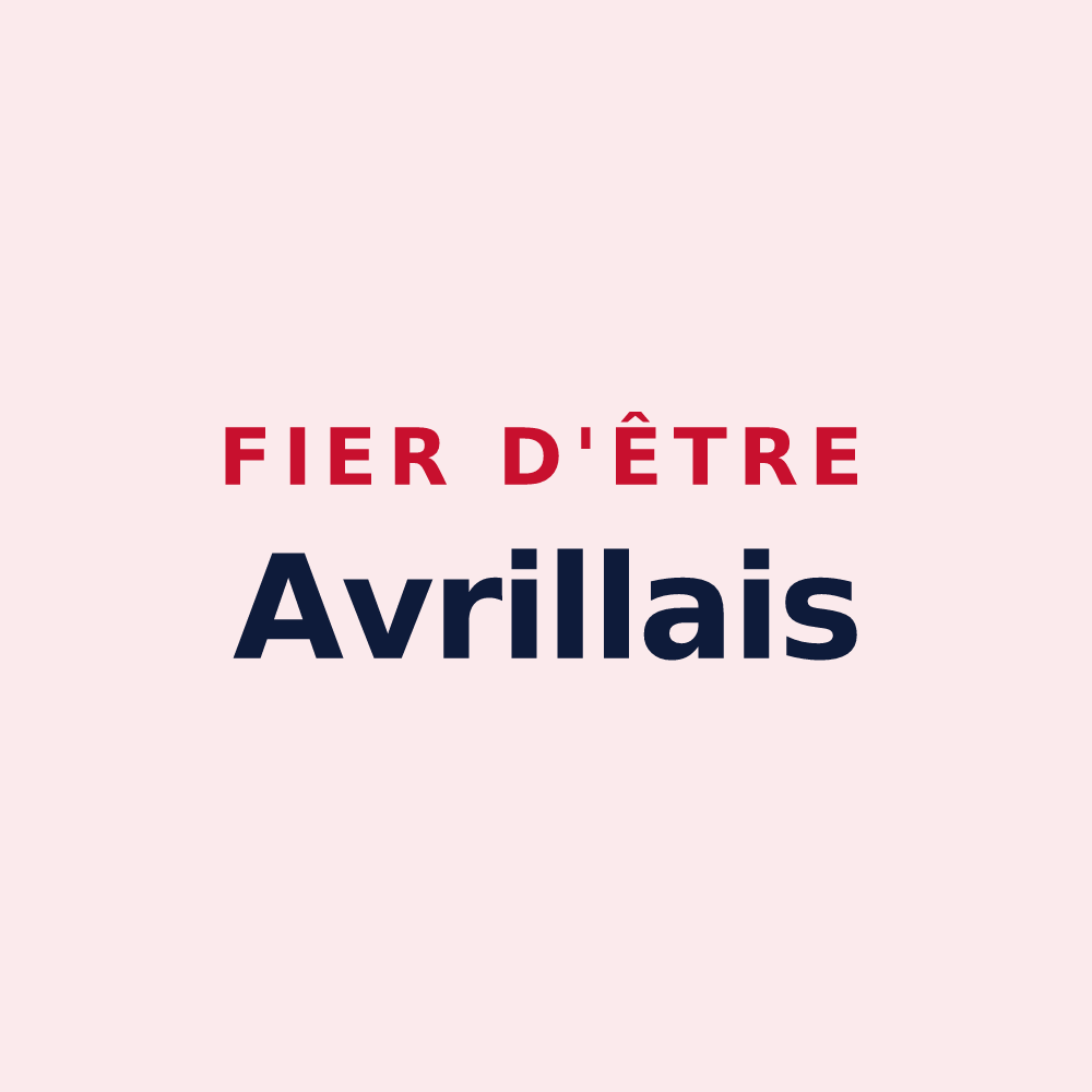 Magnet « Fier d'être Avrillais » — design pour Avrillé