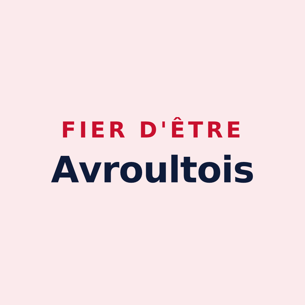 Magnet « Fier d'être Avroultois » — design pour Avroult