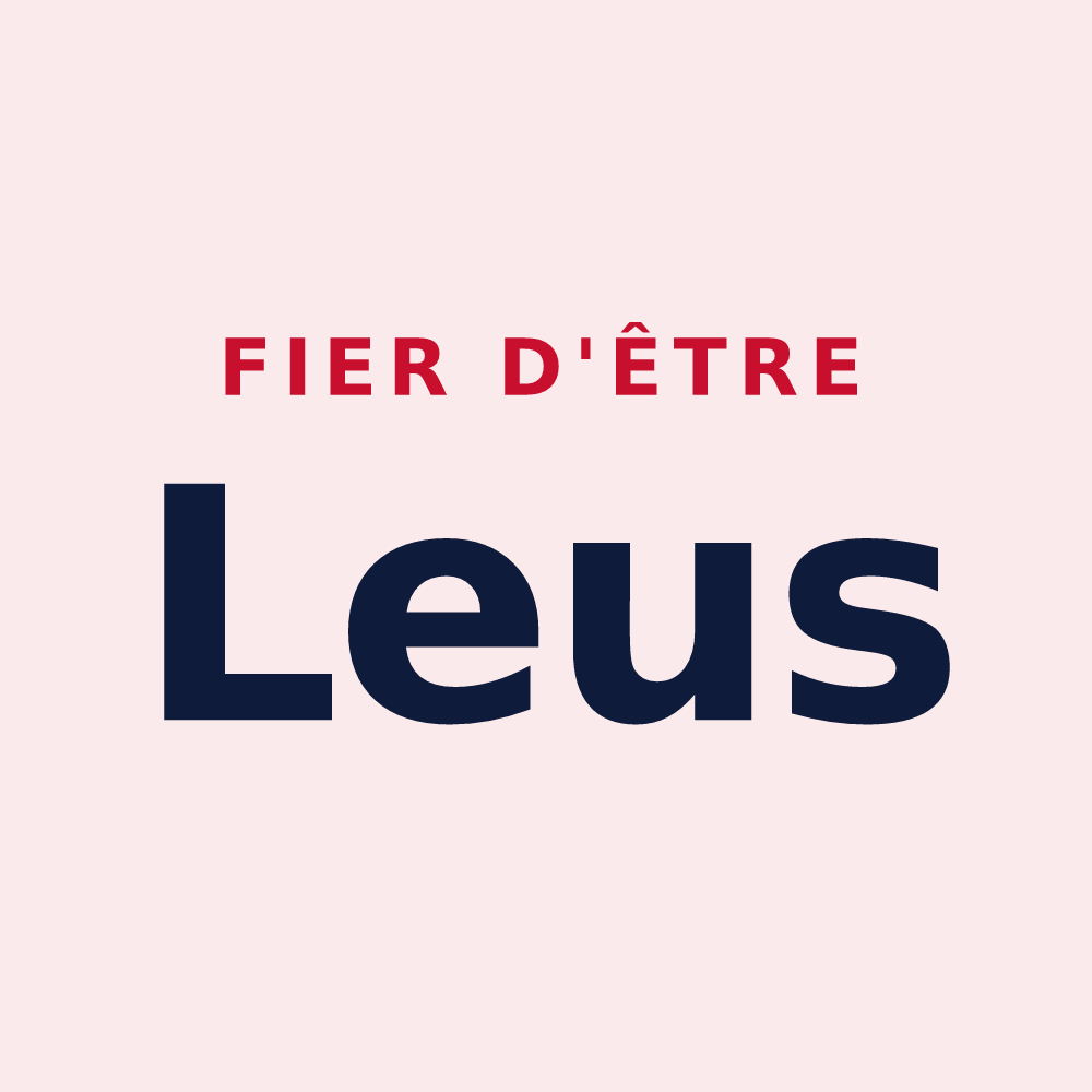 Magnet « Fier d'être Leus » — design pour Awoingt