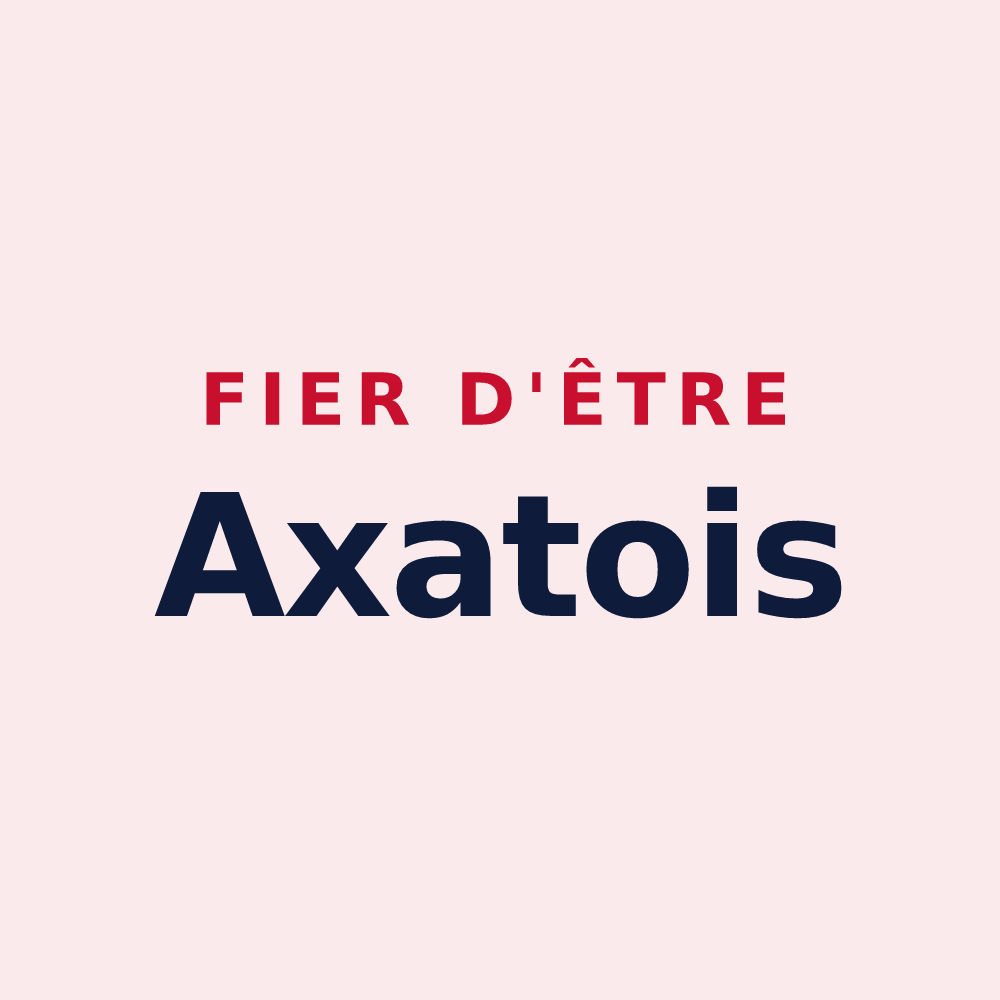 Magnet « Fier d'être Axatois » — design pour Axat