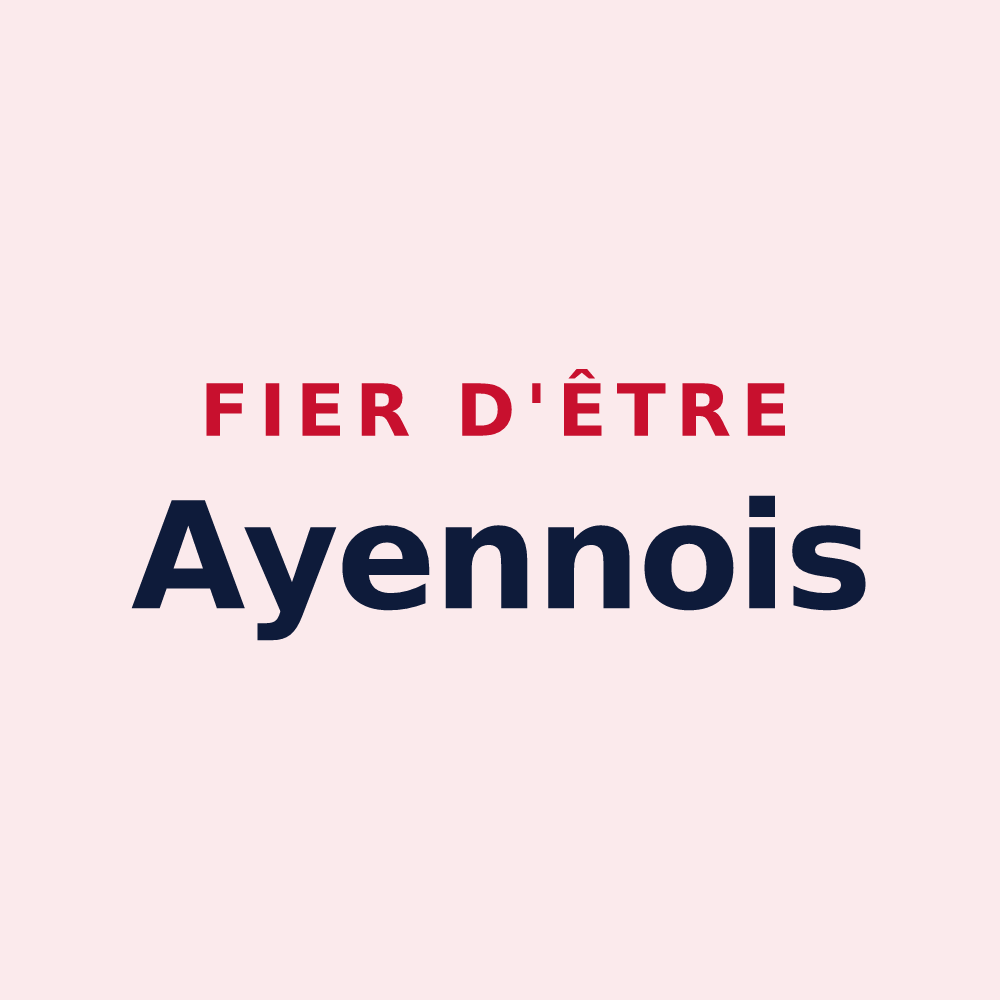 Magnet « Fier d'être Ayennois » — design pour Ayen