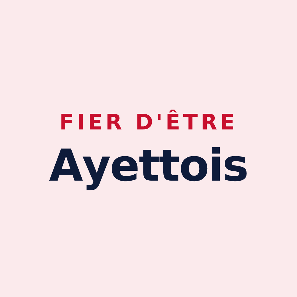 Magnet « Fier d'être Ayettois » — design pour Ayette
