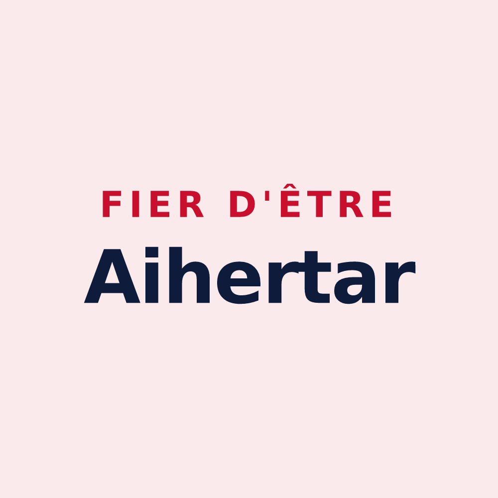 Magnet « Fier d'être Aihertar » — design pour Ayherre