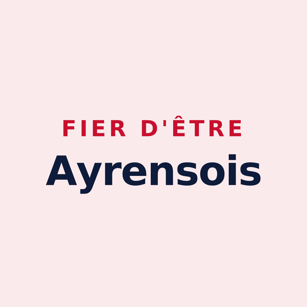 Magnet « Fier d'être Ayrensois » — design pour Ayrens