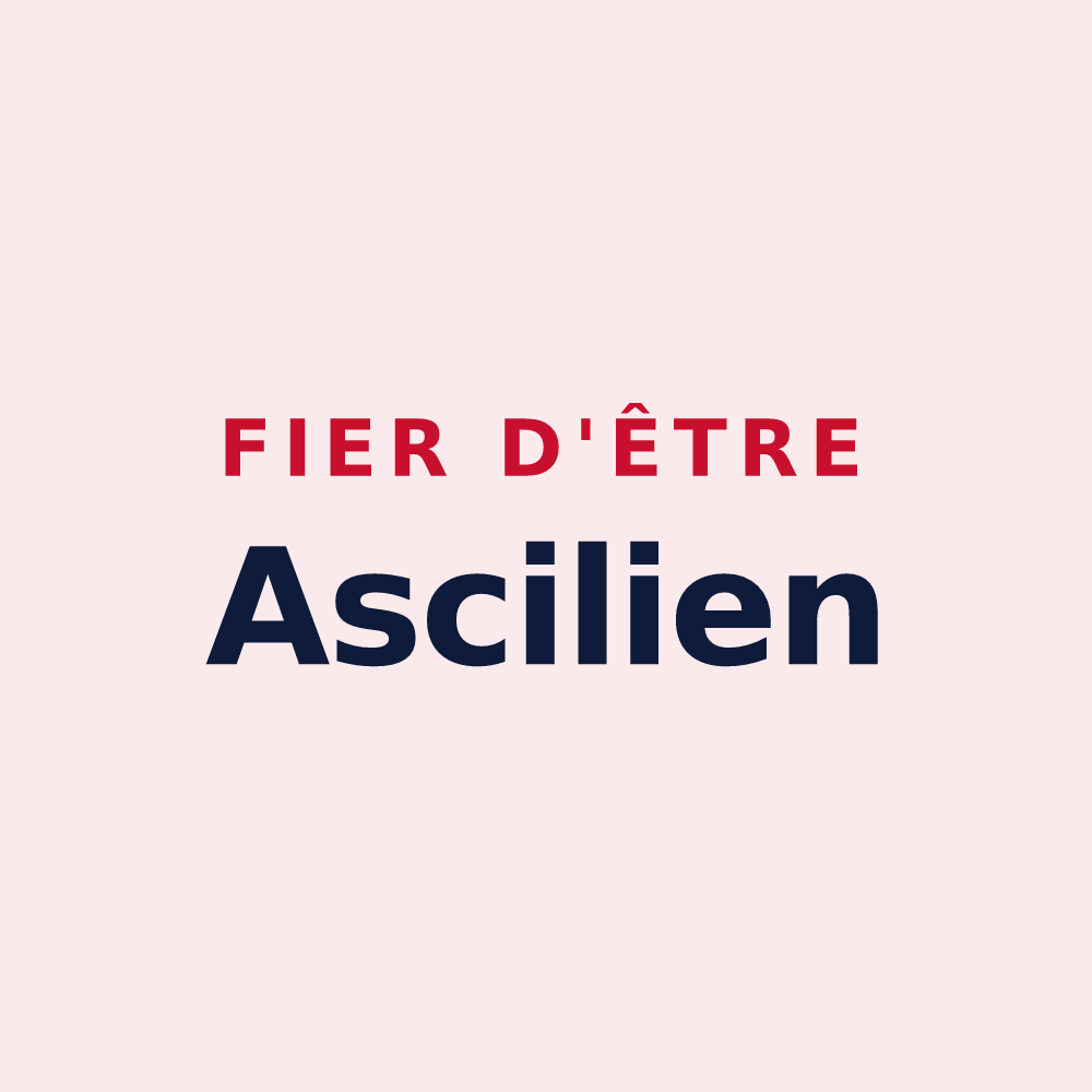 Magnet « Fier d'être Ascilien » — design pour Ayzieu