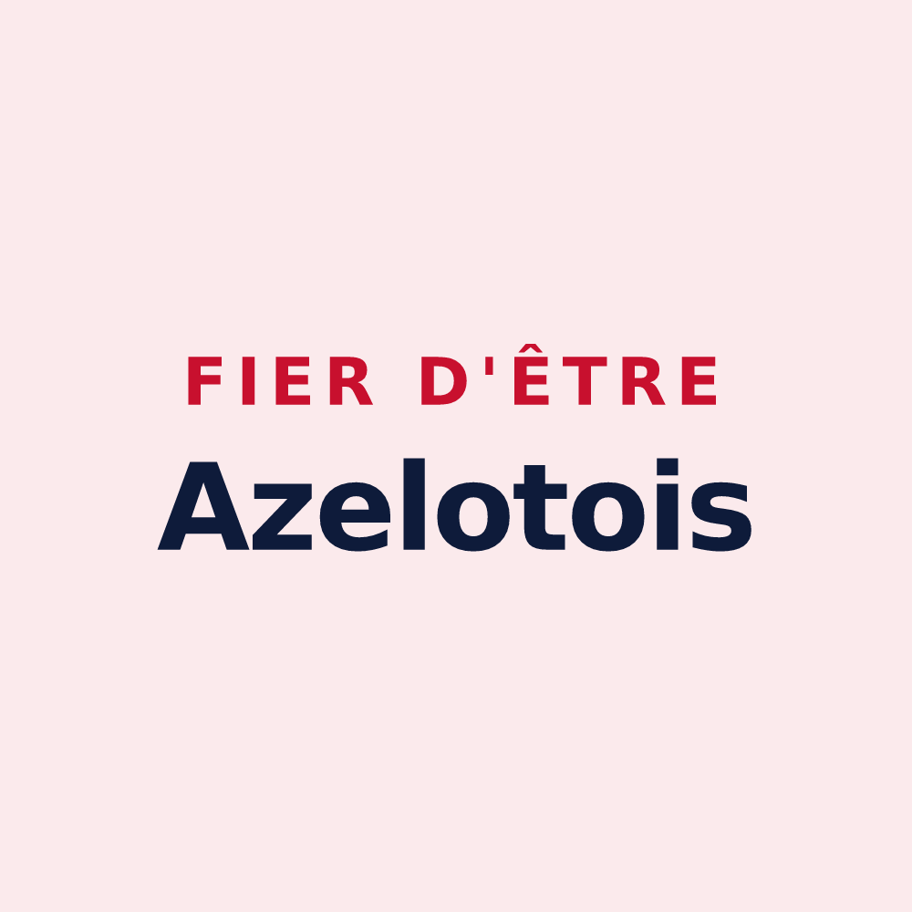 Magnet « Fier d'être Azelotois » — design pour Azelot