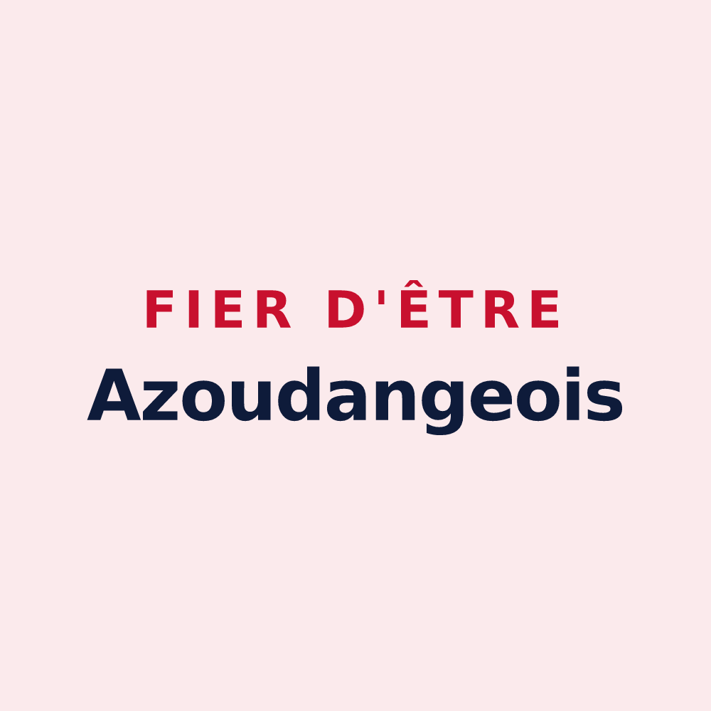 Magnet « Fier d'être Azoudangeois » — design pour Azoudange