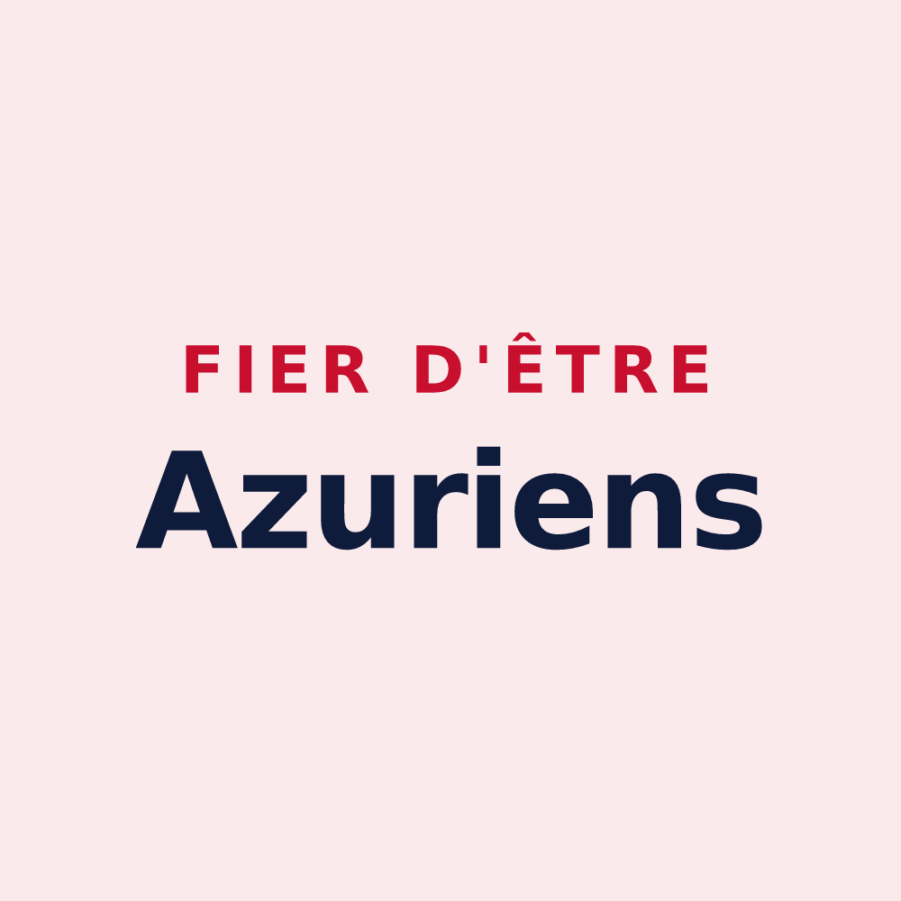 Magnet « Fier d'être Azuriens » — design pour Azur