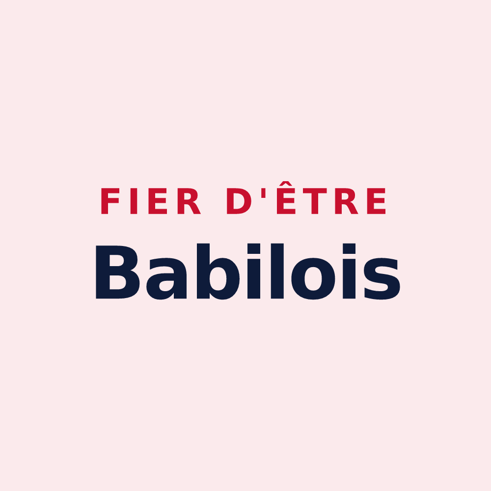 Magnet « Fier d'être Babilois » — design pour Baby