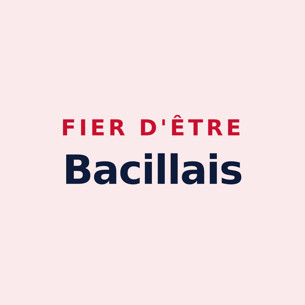 Magnet « Fier d'être Bacillais » — design pour Bacilly