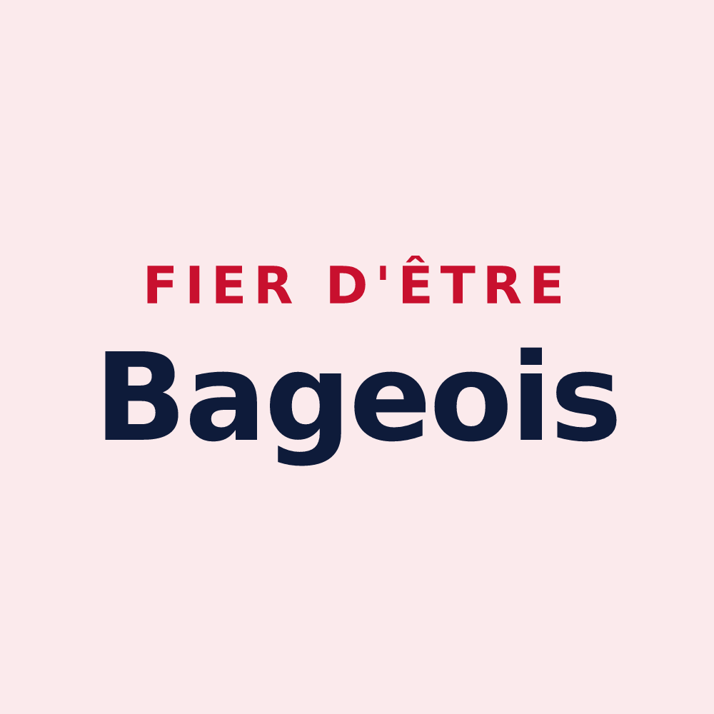 Magnet « Fier d'être Bageois » — design pour Bages