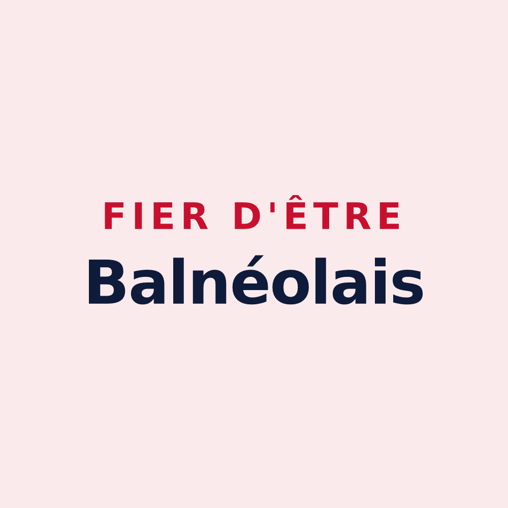 Magnet « Fier d'être Balnéolais » — design pour Bagneux