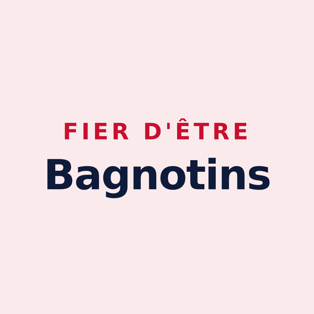 Magnet « Fier d'être Bagnotins » — design pour Bagnot