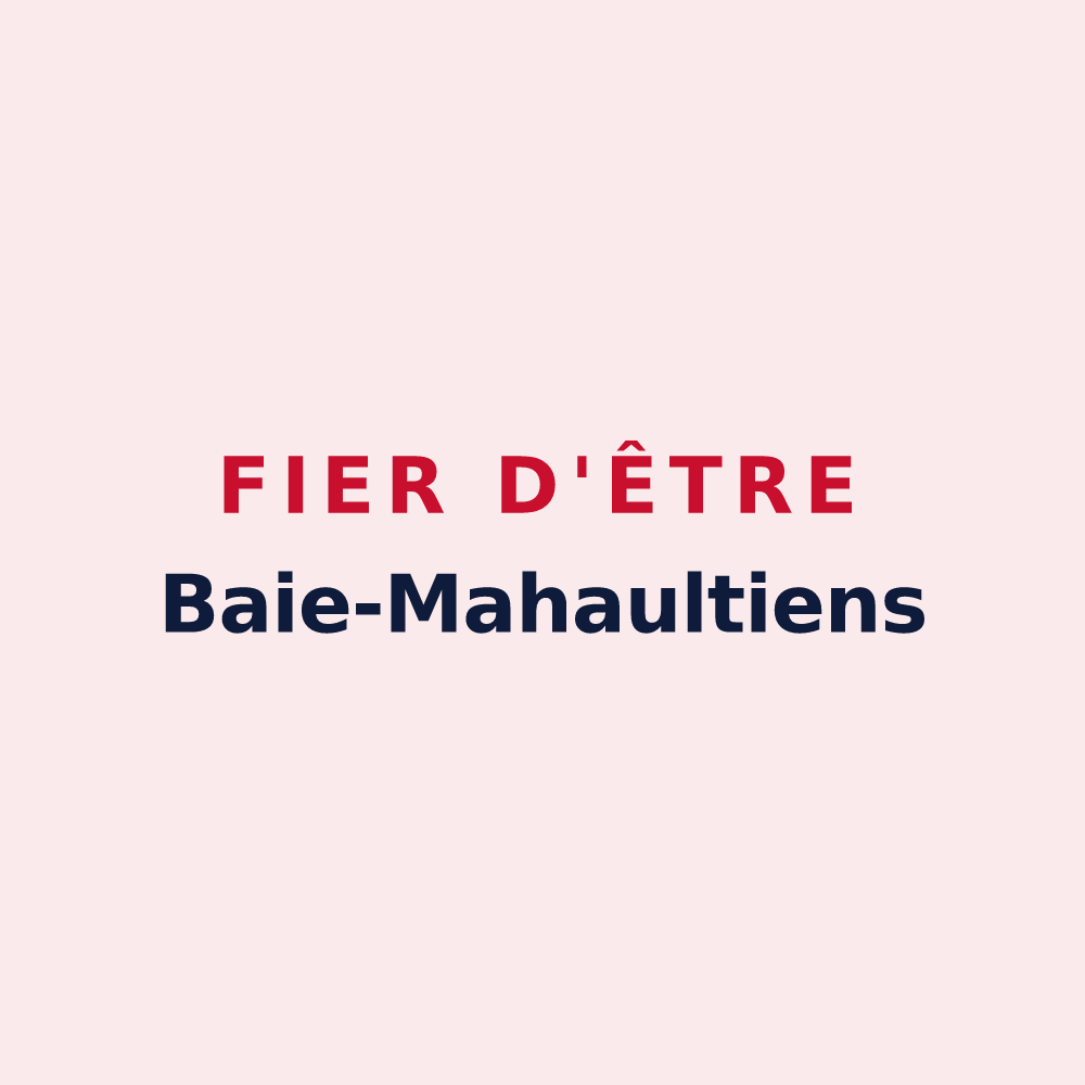 Magnet « Fier d'être Baie-Mahaultiens » — design pour Baie-Mahault