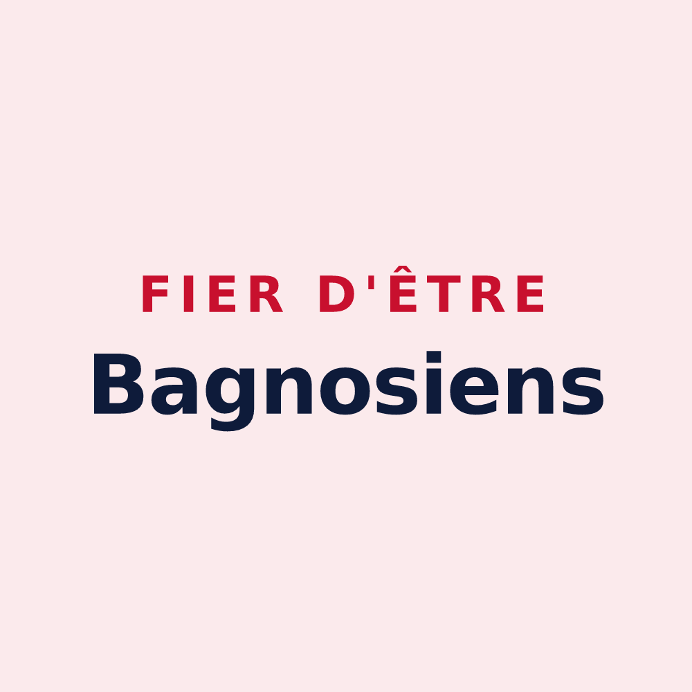 Magnet « Fier d'être Bagnosiens » — design pour Baigneux-les-Juifs
