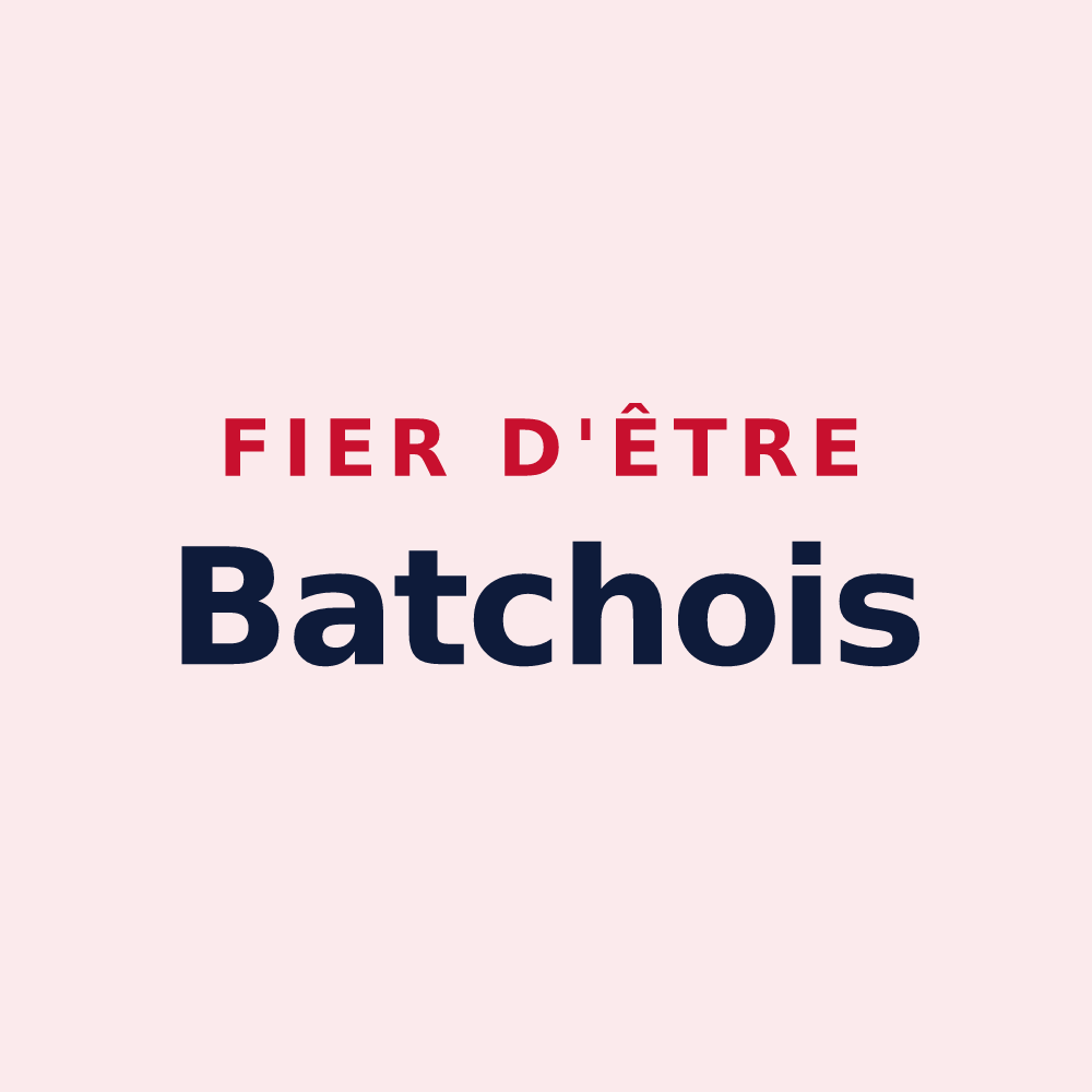 Magnet « Fier d'être Batchois » — design pour Baigts