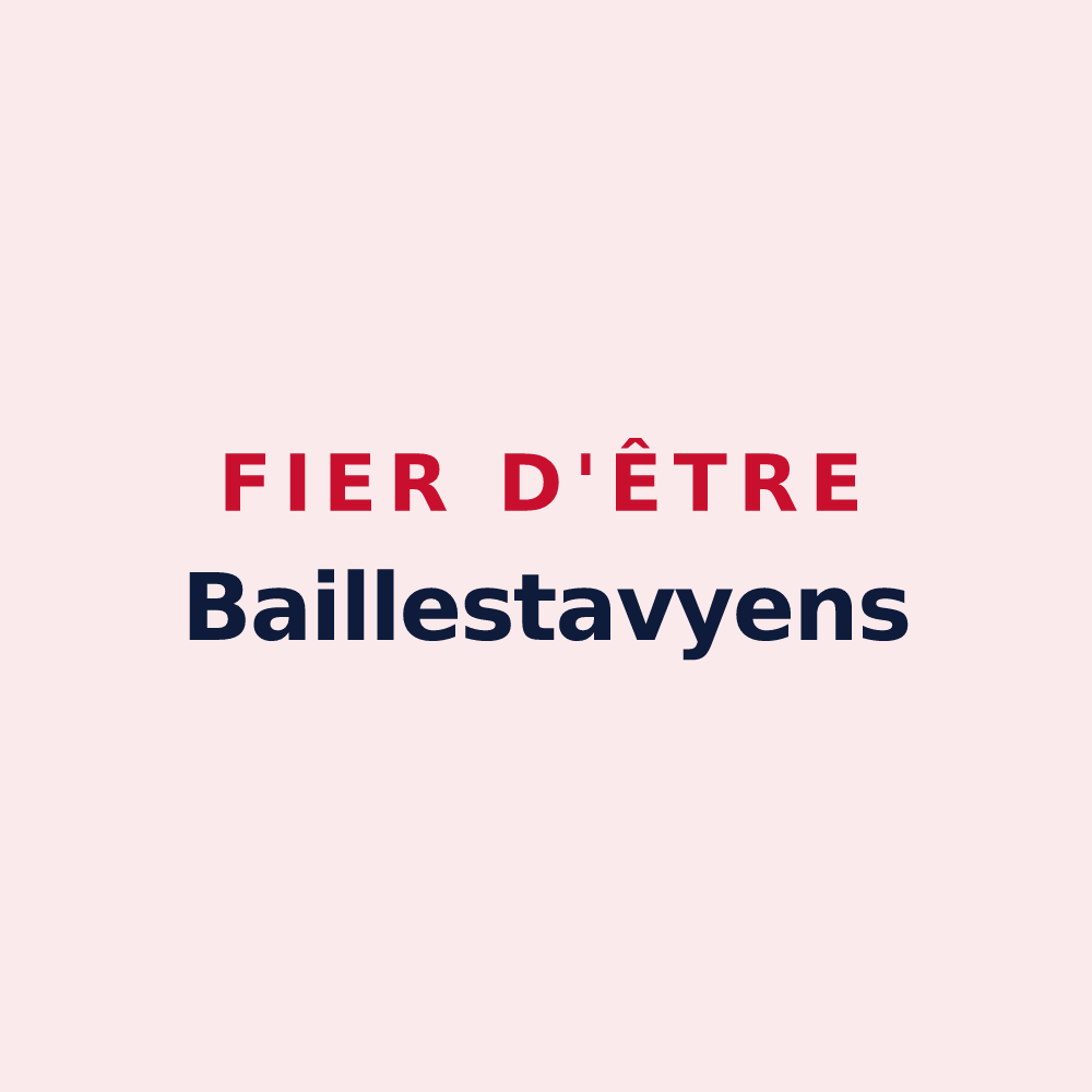 Magnet « Fier d'être Baillestavyens » — design pour Baillestavy