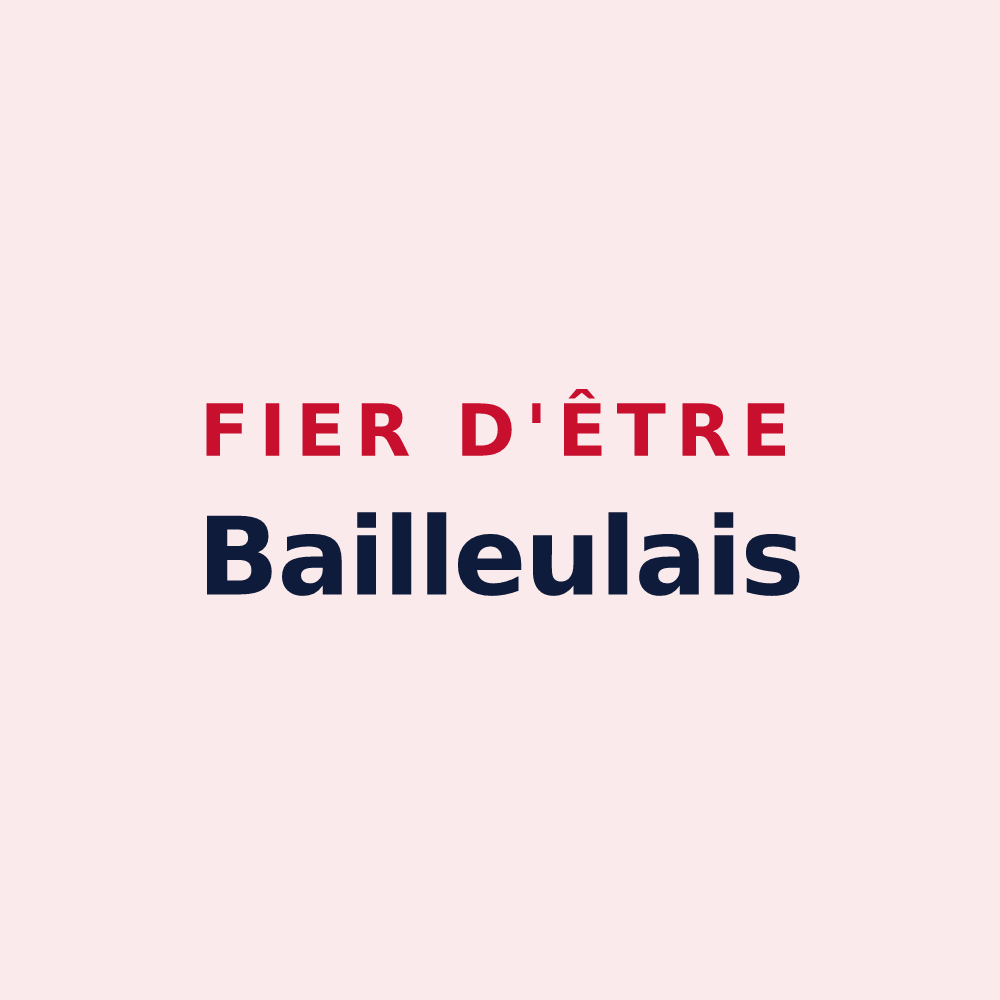 Magnet « Fier d'être Bailleulais » — design pour Bailleul