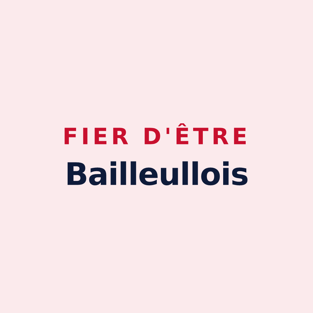 Magnet « Fier d'être Bailleullois » — design pour Bailleul-la-Vallée