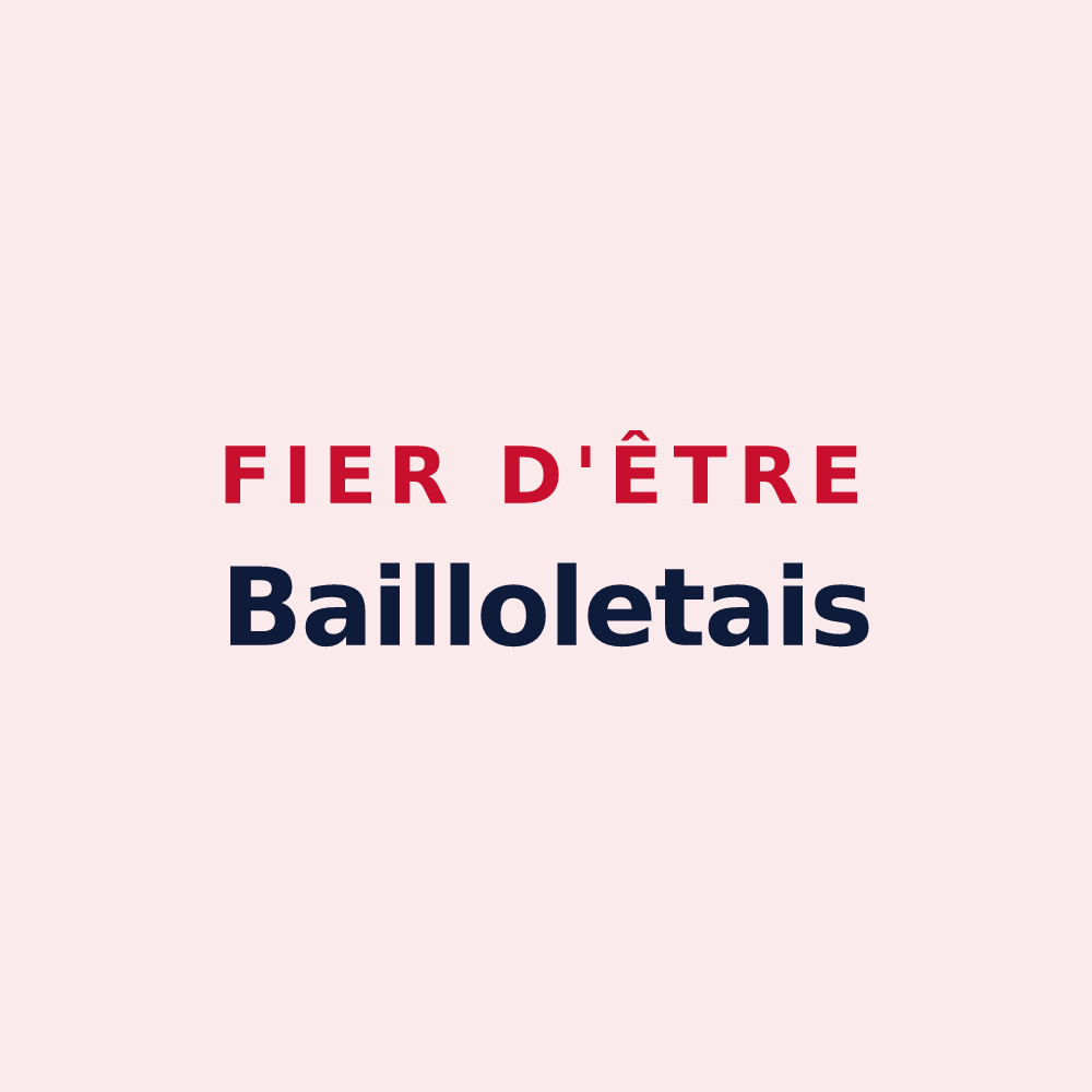 Magnet « Fier d'être Bailloletais » — design pour Baillolet