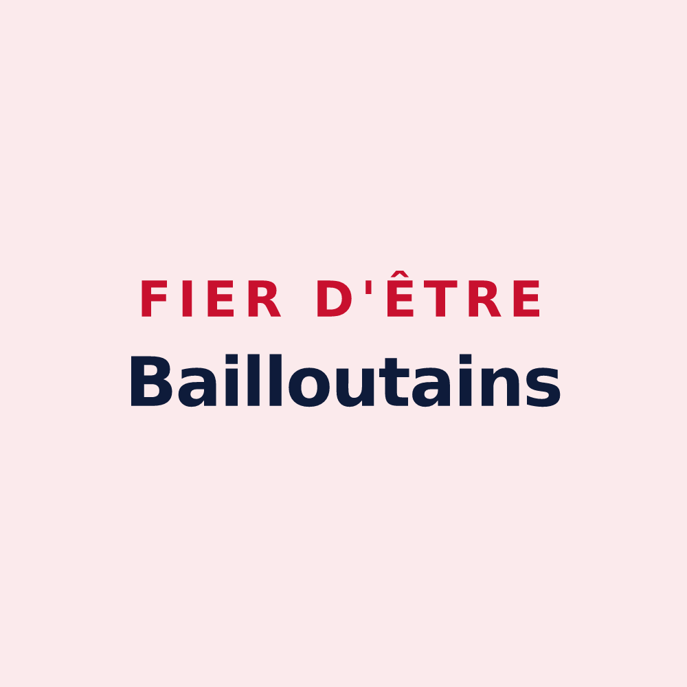 Magnet « Fier d'être Bailloutains » — design pour Baillou