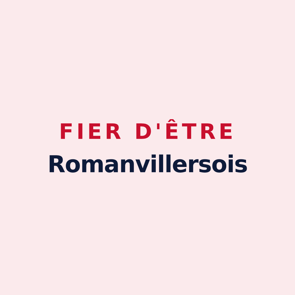 Magnet « Fier d'être Romanvillersois » — design pour Bailly-Romainvilliers