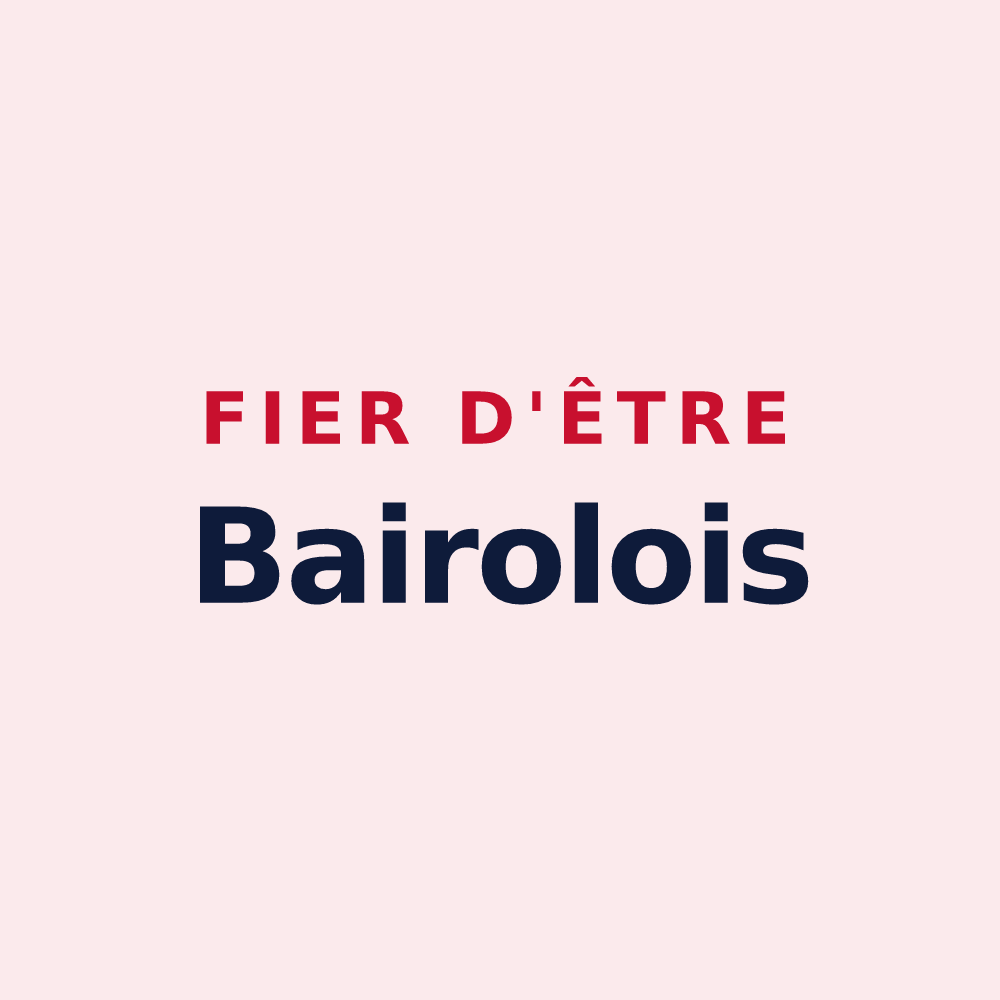 Magnet « Fier d'être Bairolois » — design pour Bairols