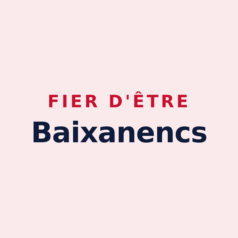Magnet « Fier d'être Baixanencs » — design pour Baixas