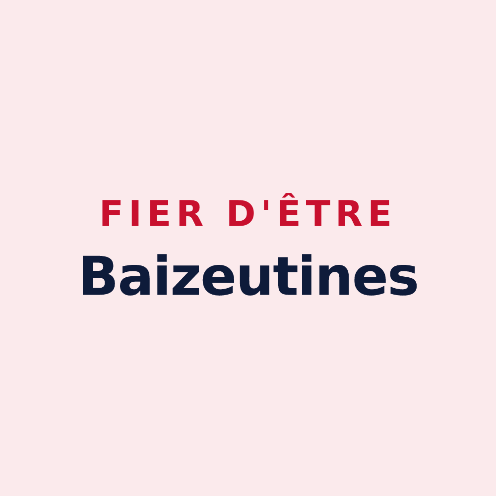 Magnet « Fier d'être Baizeutines » — design pour Baizieux