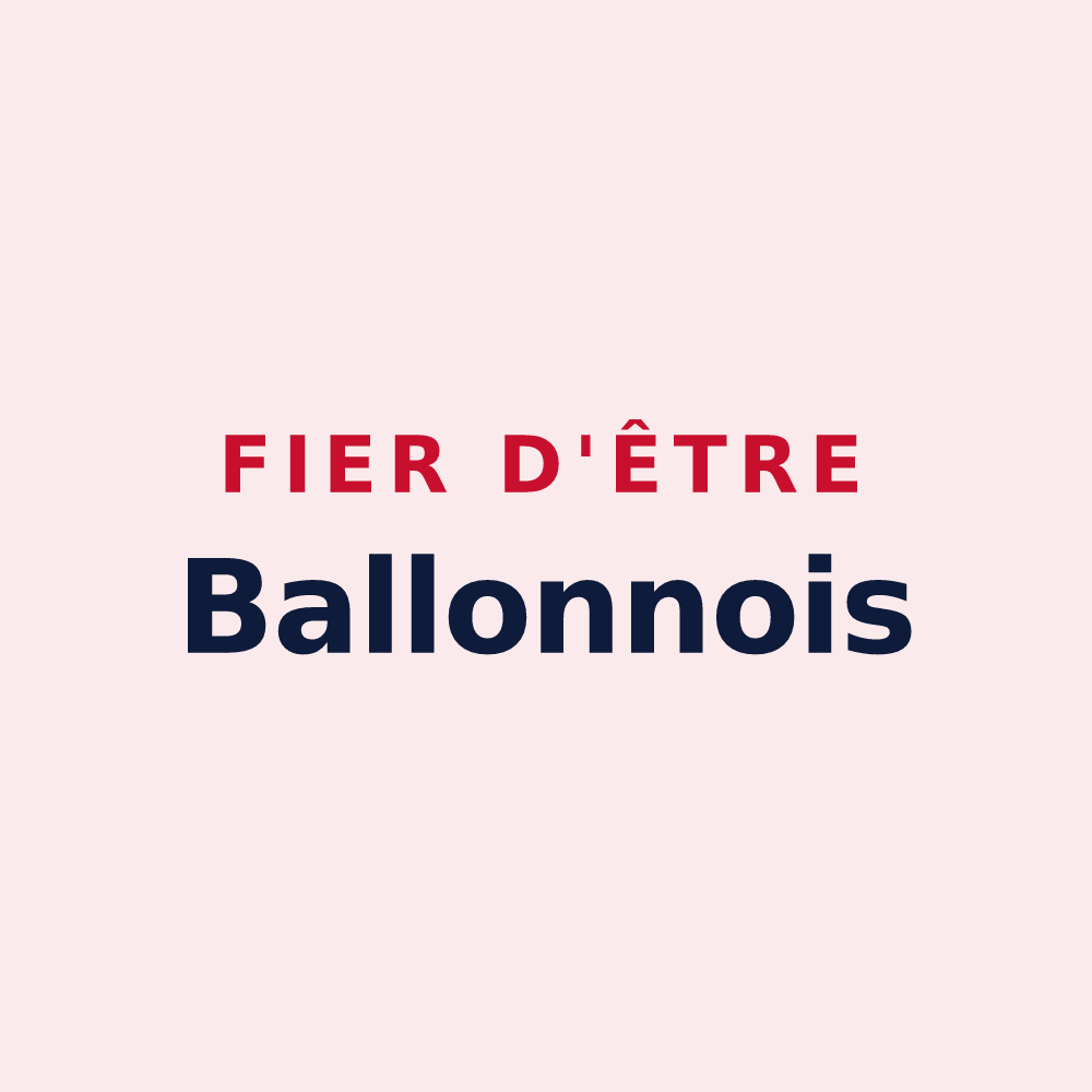 Magnet « Fier d'être Ballonnois » — design pour Ballons