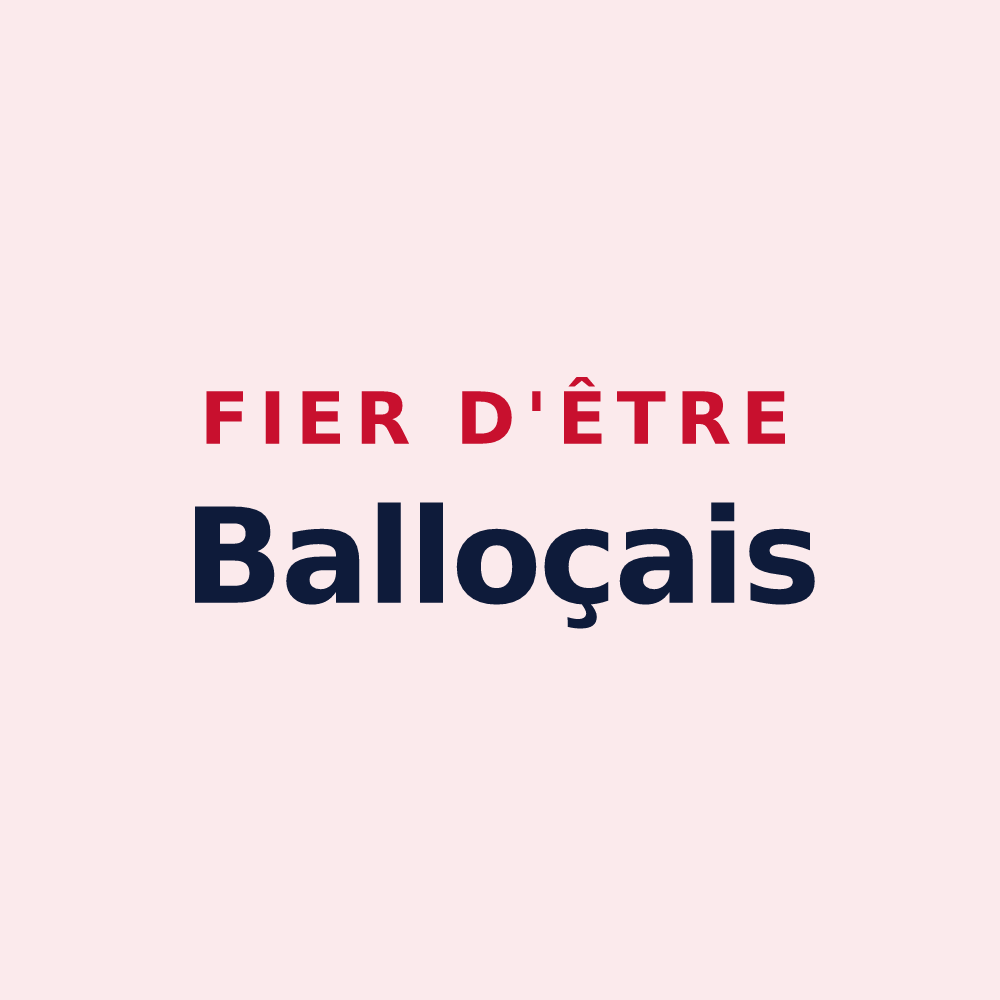Magnet « Fier d'être Balloçais » — design pour Ballots