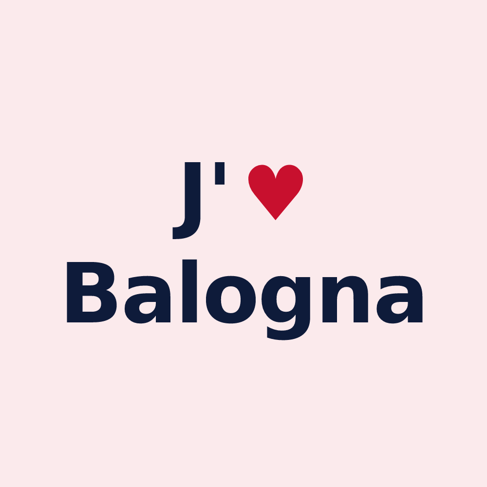 Magnet personnalisé Balogna — design J'aime Balogna